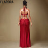 Hollow Backless Maxi Dress